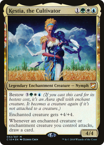 {R} Kestia, the Cultivator [Commander 2018][C18 042]