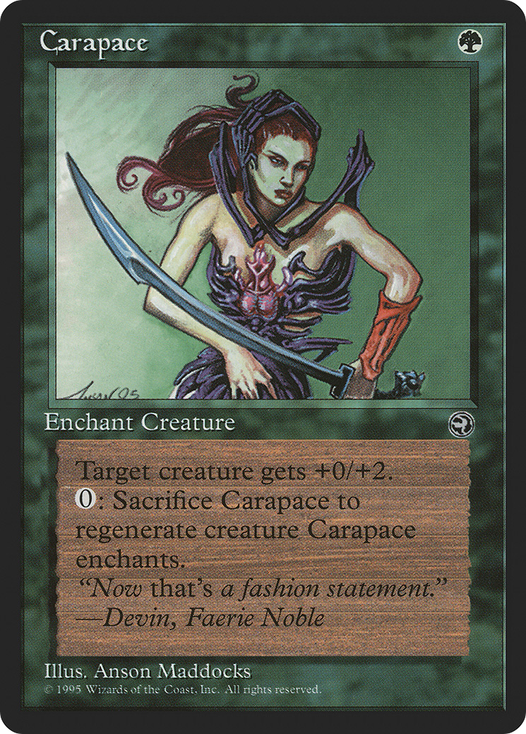 {C} Carapace (Devin Flavor Text) [Homelands][HML 84B]