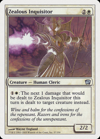{C} Zealous Inquisitor [Ninth Edition][9ED 057]