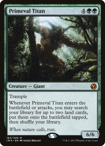 {R} Primeval Titan [Iconic Masters][IMA 183]