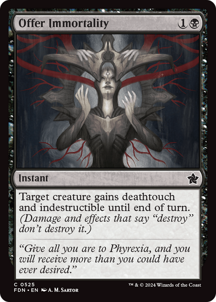 {@C} Offer Immortality [Foundations][FDN 525]