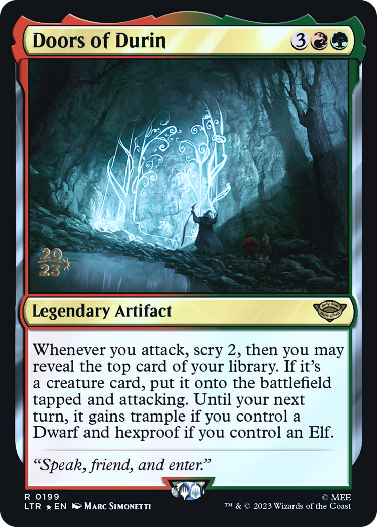 {R} Doors of Durin [The Lord of the Rings: Tales of Middle-Earth Prerelease Promos][PR LTR 199]