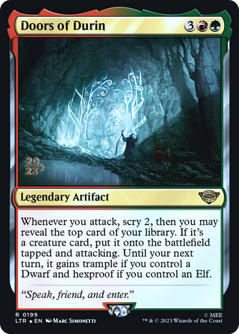 {R} Doors of Durin [The Lord of the Rings: Tales of Middle-Earth Prerelease Promos][PR LTR 199]