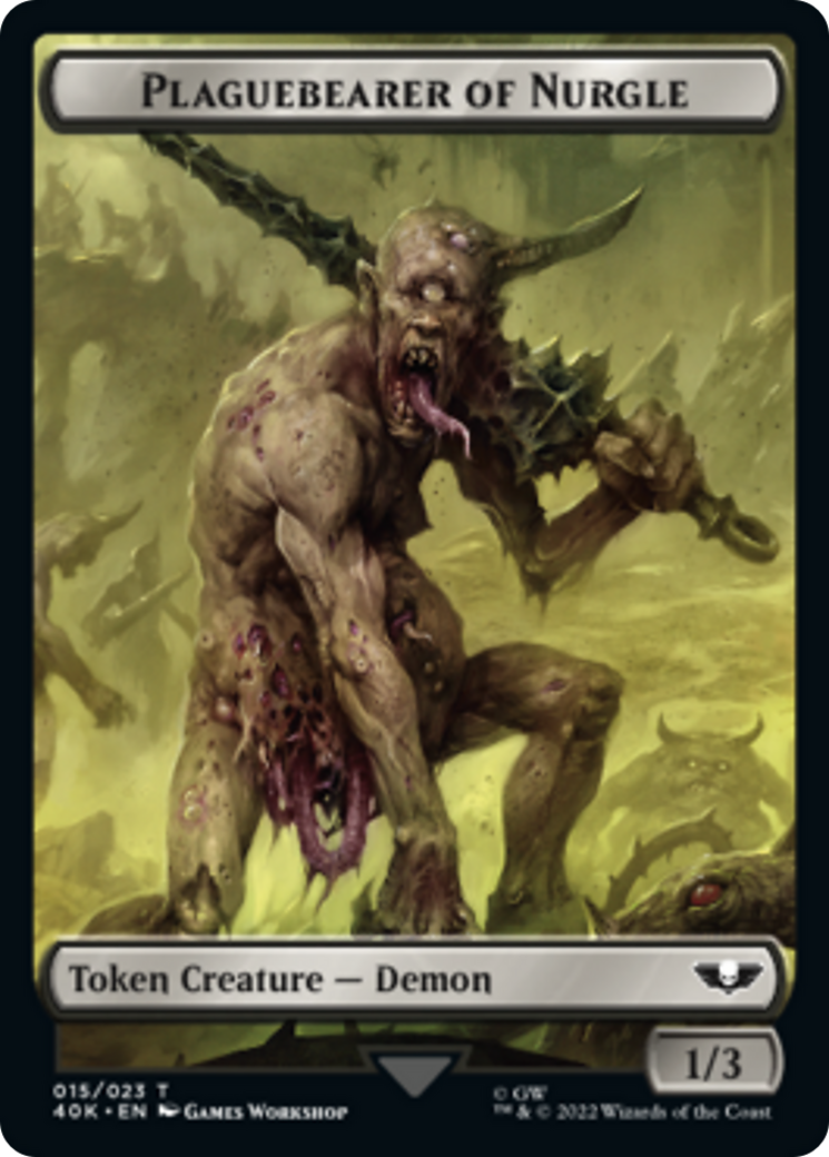 {T} Spawn // Plaguebearer of Nurgle [Universes Beyond: Warhammer 40,000 Tokens][T40K 015]