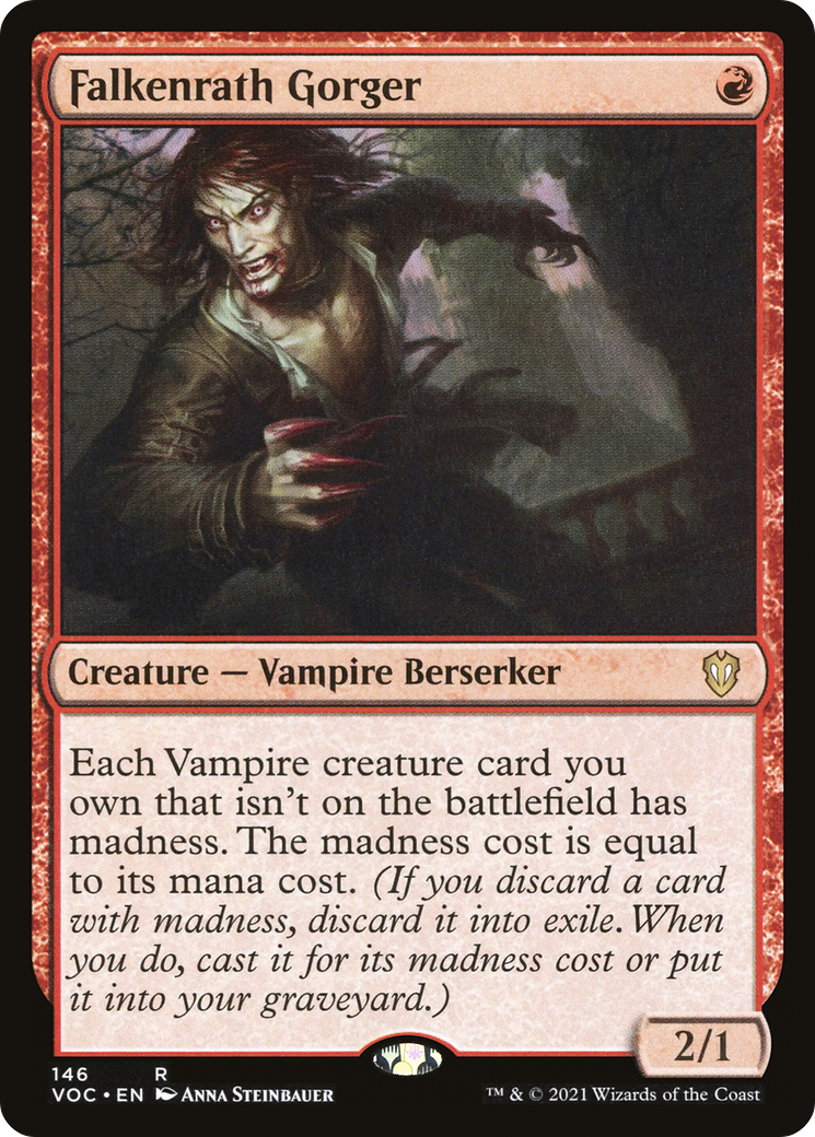 {R} Falkenrath Gorger [Innistrad: Crimson Vow Commander][VOC 146]