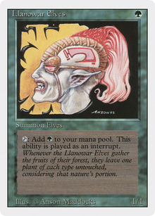 {C} Llanowar Elves [Revised Edition][3ED 211]