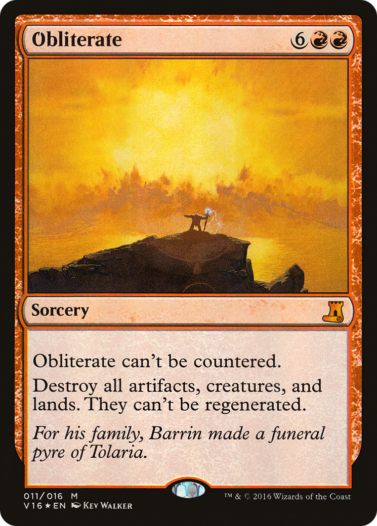 {R} Obliterate [From the Vault: Lore][V16 011] - Misty Mountain Games