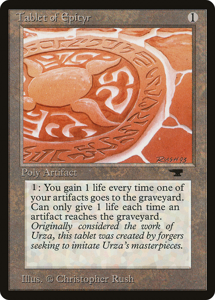 {C} Tablet of Epityr [Antiquities][ATQ 067]
