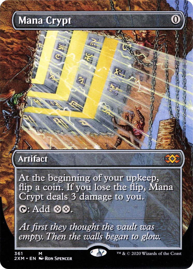 {R} Mana Crypt (Toppers) [Double Masters][2XM 361]