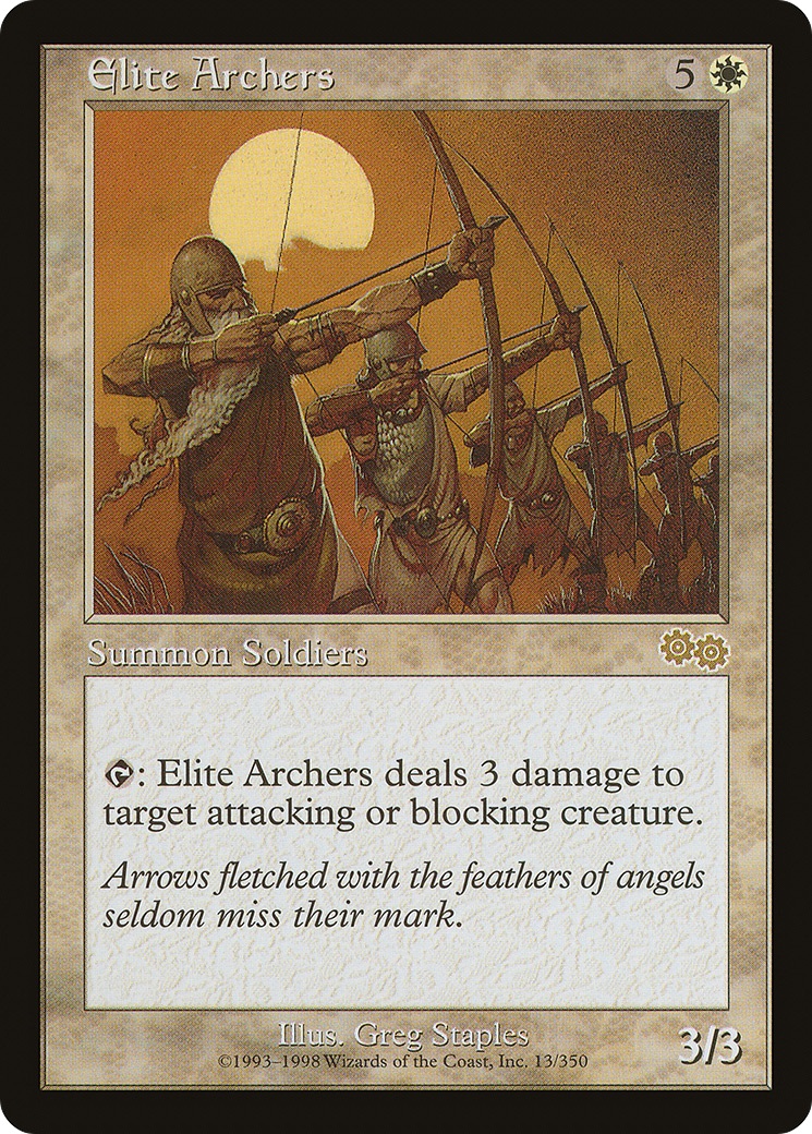 {R} Elite Archers [Urza's Saga][USG 013] - Misty Mountain Games
