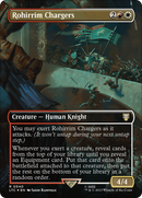 {R} Rohirrim Chargers (Borderless) (Surge Foil) [The Lord of the Rings: Tales of Middle-Earth Commander][LTC 540]