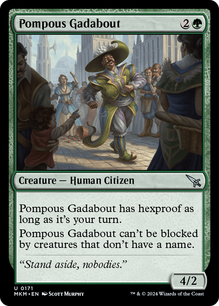 {@C} Pompous Gadabout [Murders at Karlov Manor][MKM 171]