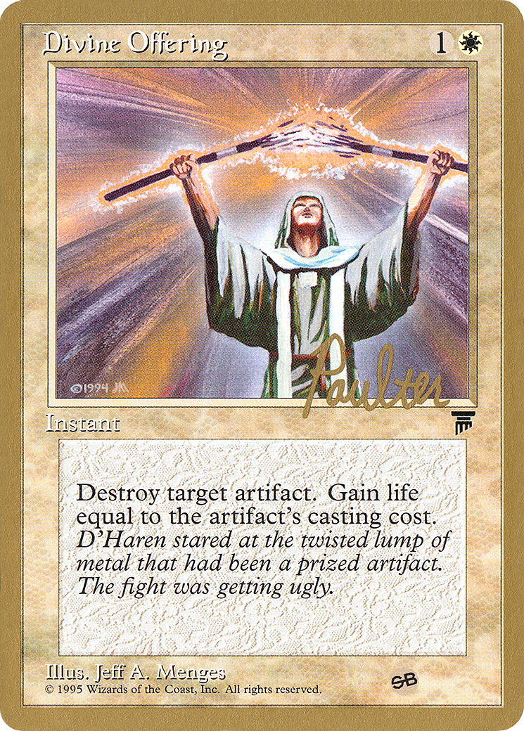{C} Divine Offering (Preston Poulter) (SB) [Pro Tour Collector Set][GB PTC PP6SB]