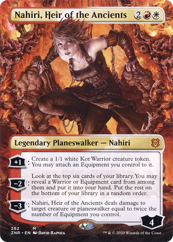 {R} Nahiri, Heir of the Ancients (Borderless) [Zendikar Rising][ZNR 282]
