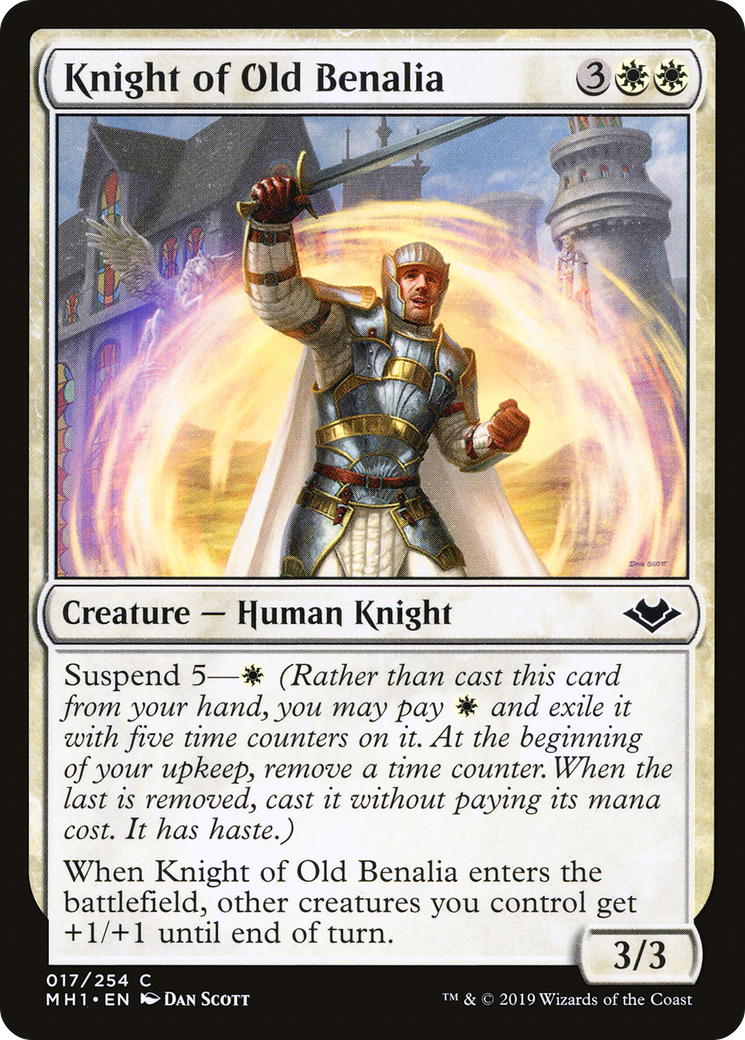 {C} Knight of Old Benalia [Modern Horizons][MH1 017]