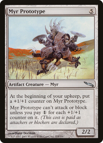{C} Myr Prototype [Mirrodin][MRD 214]