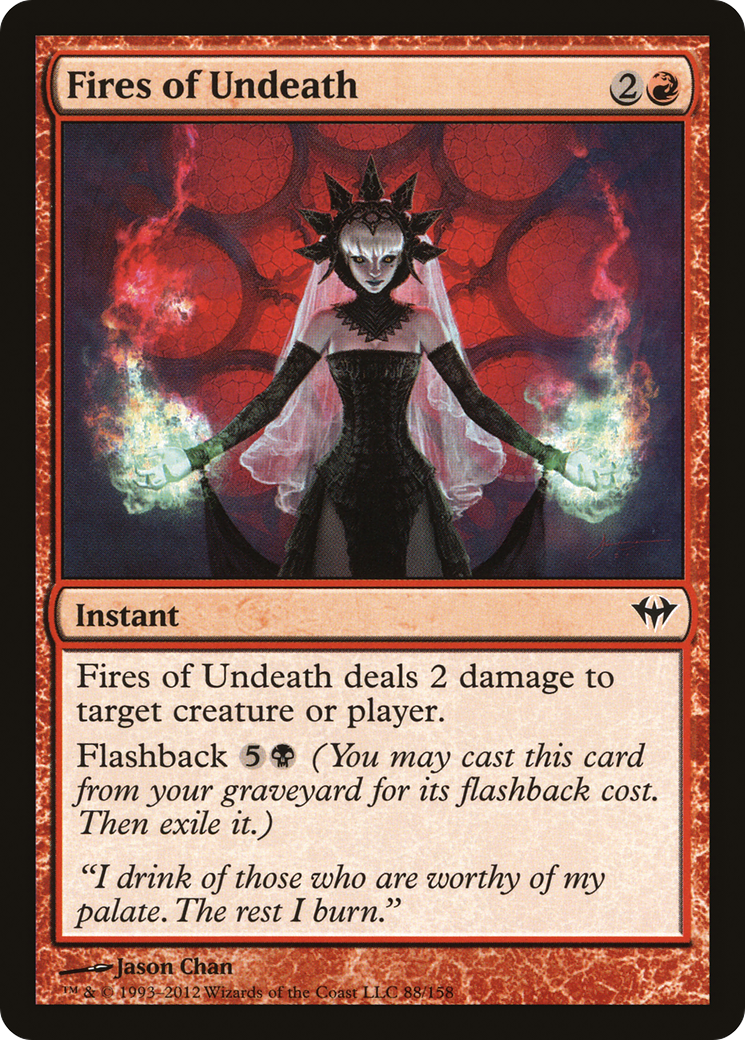 {C} Fires of Undeath [Dark Ascension][DKA 088]
