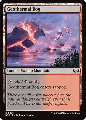{C} Geothermal Bog [Duskmourn: House of Horror Commander][DSC 278]