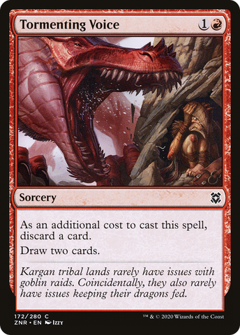{C} Tormenting Voice [Zendikar Rising][ZNR 172]