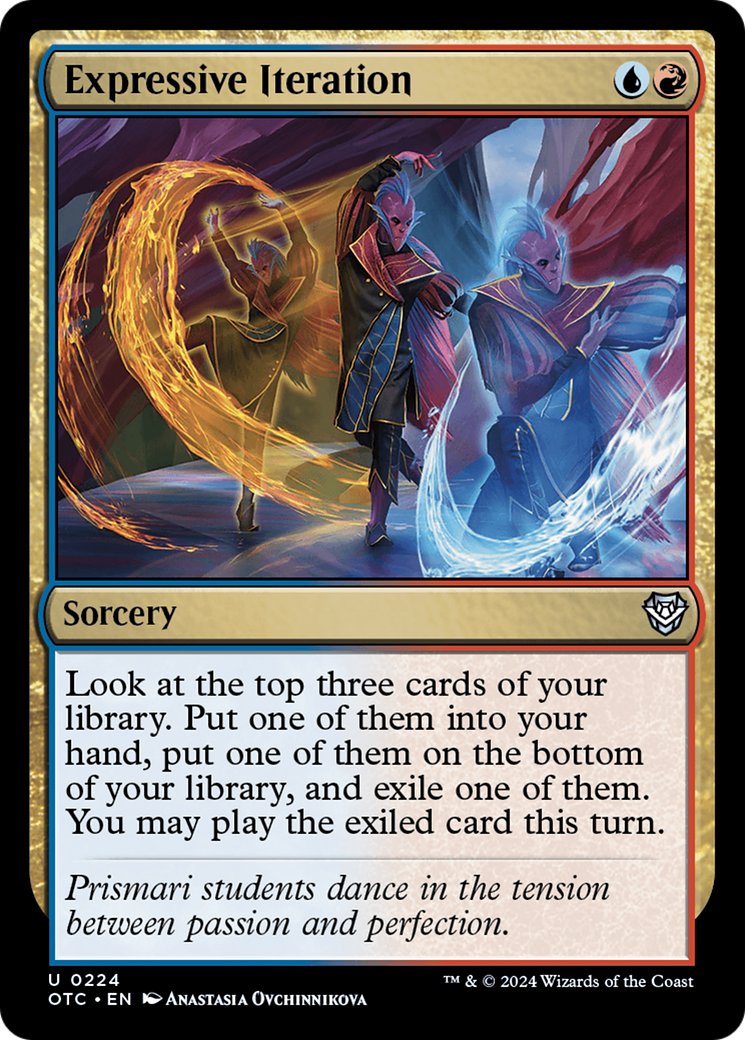 {C} Expressive Iteration [Outlaws of Thunder Junction Commander][OTC 224]