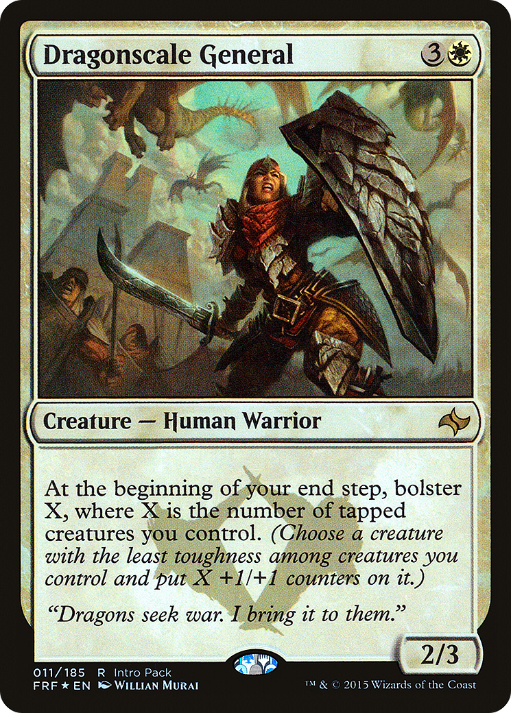 {R} Dragonscale General (Intro Pack) [Fate Reforged Promos][PA FRF 011] - Misty Mountain Games