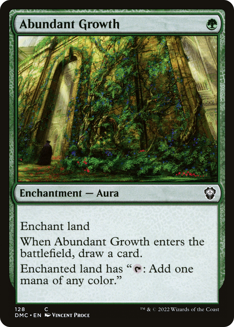 {C} Abundant Growth [Dominaria United Commander][DMC 128]