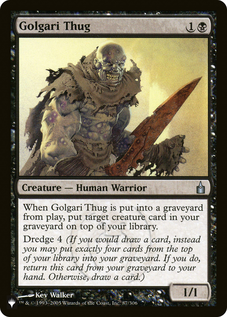 Golgari Thug [LIST RAV-87]