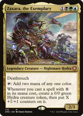 {R} Zaxara, the Exemplary [Dominaria United Commander][DMC 176]