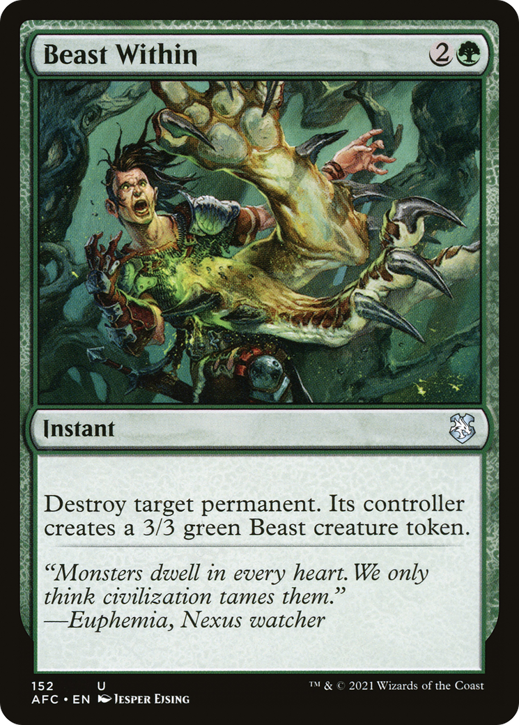 {C} Beast Within [Dungeons & Dragons: Adventures in the Forgotten Realms Commander][AFC 152]