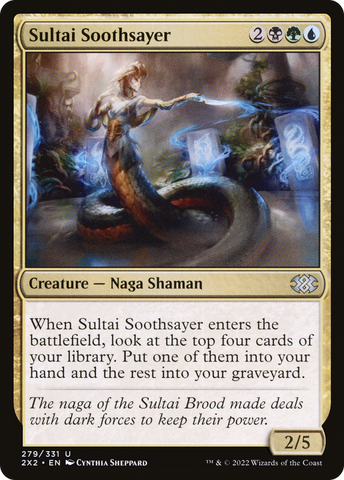 {C} Sultai Soothsayer [Double Masters 2022][2X2 279]