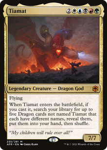 {R} Tiamat [Dungeons & Dragons: Adventures in the Forgotten Realms][AFR 235]