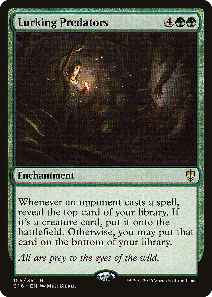 {R} Lurking Predators [Commander 2016][C16 156] - Misty Mountain Games