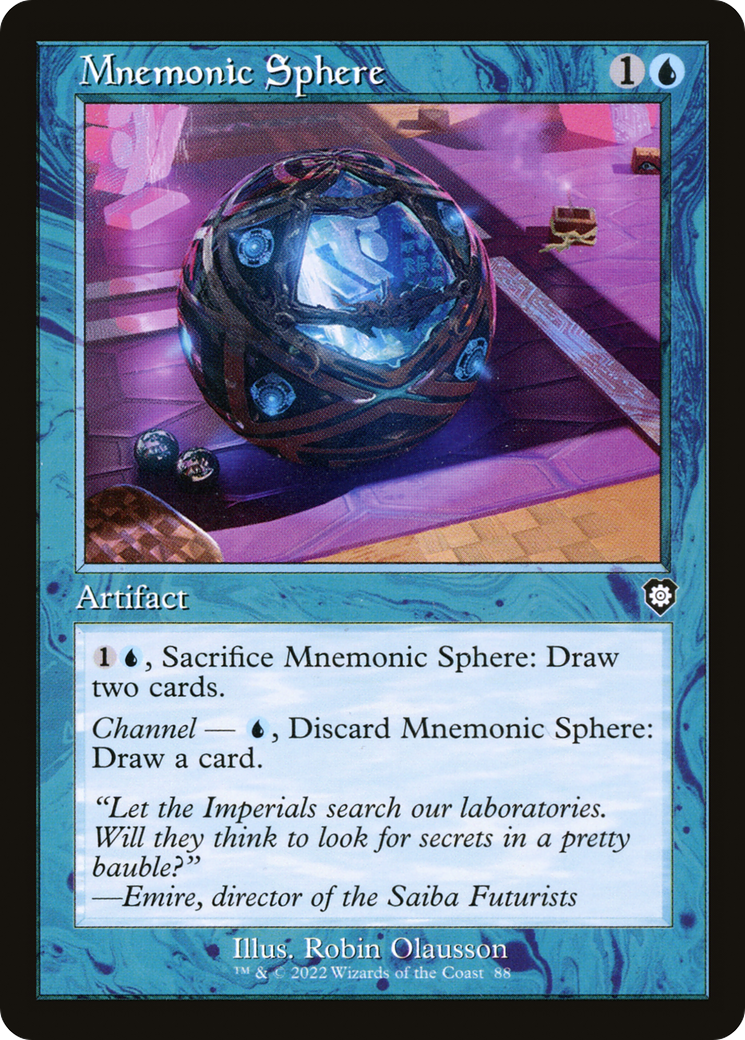 {C} Mnemonic Sphere (Retro) [The Brothers' War Commander][BRC 088]
