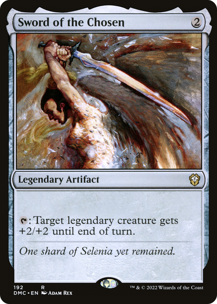{R} Sword of the Chosen [Dominaria United Commander][DMC 192]