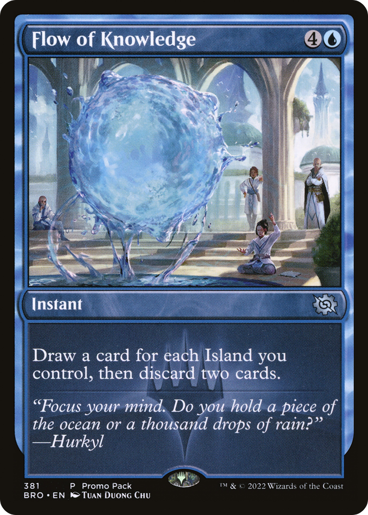 {C} Flow of Knowledge (Promo Pack) [The Brothers' War][PP BRO 381]
