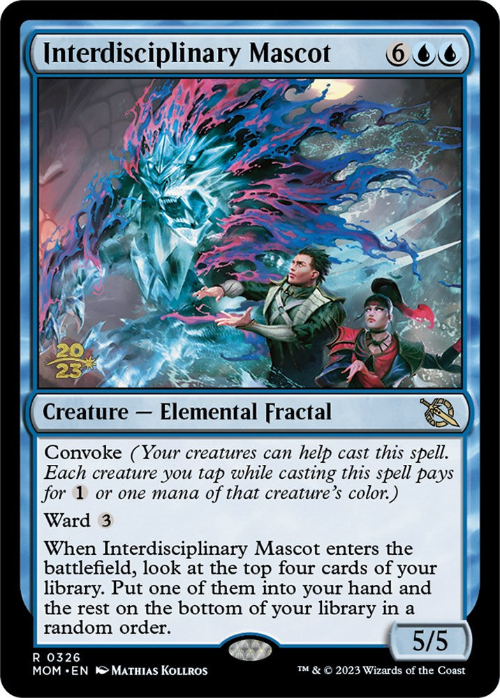 {R} Interdisciplinary Mascot [March of the Machine Prerelease Promos][PR MOM 326]