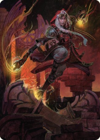 {A} Jaya, Fiery Negotiator Art Card 2 [Dominaria United Art Series][ADMU 035]