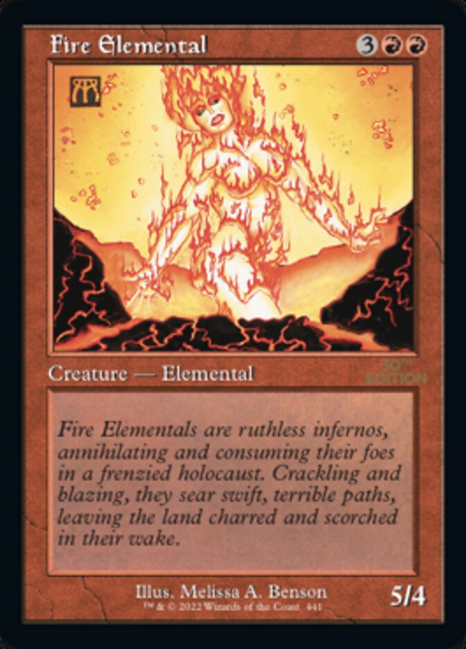 {C} Fire Elemental (Retro) [30th Anniversary Edition][30A 441]