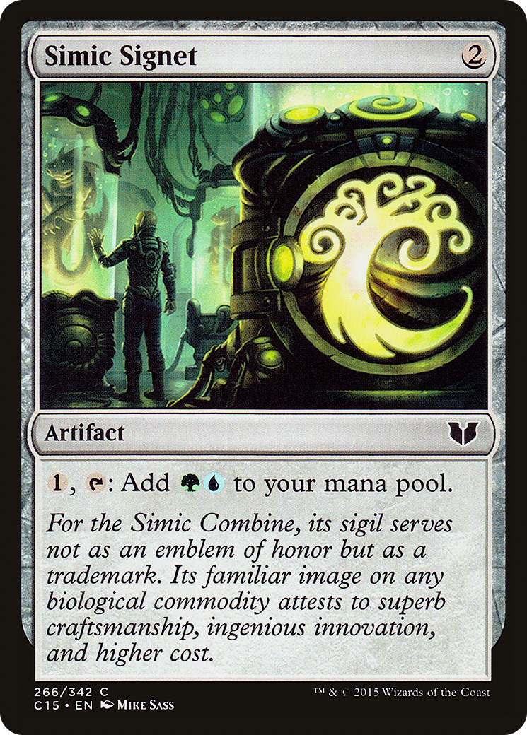 {C} Simic Signet [Commander 2015][C15 266]