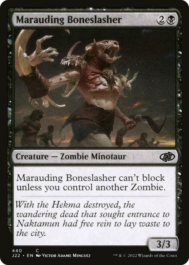 {C} Marauding Boneslasher [Jumpstart 2022][J22 440]