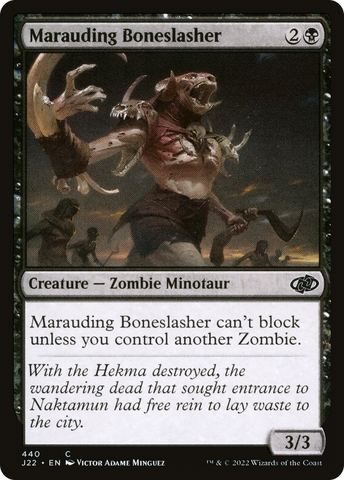 {C} Marauding Boneslasher [Jumpstart 2022][J22 440]