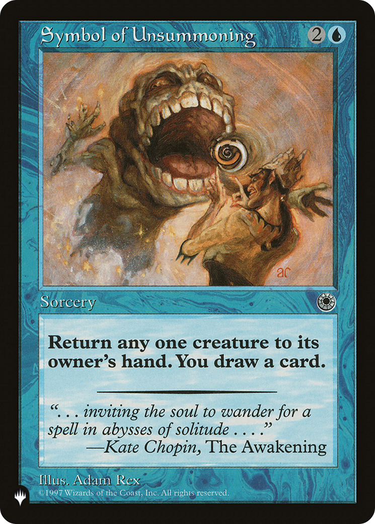 Symbol of Unsummoning [LIST POR-70]