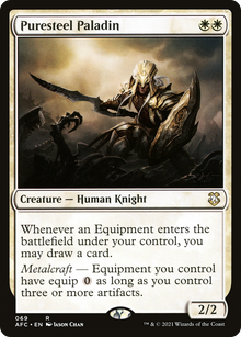 {R} Puresteel Paladin [Dungeons & Dragons: Adventures in the Forgotten Realms Commander][AFC 069]