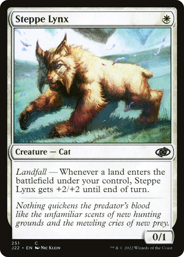 {C} Steppe Lynx [Jumpstart 2022][J22 251]