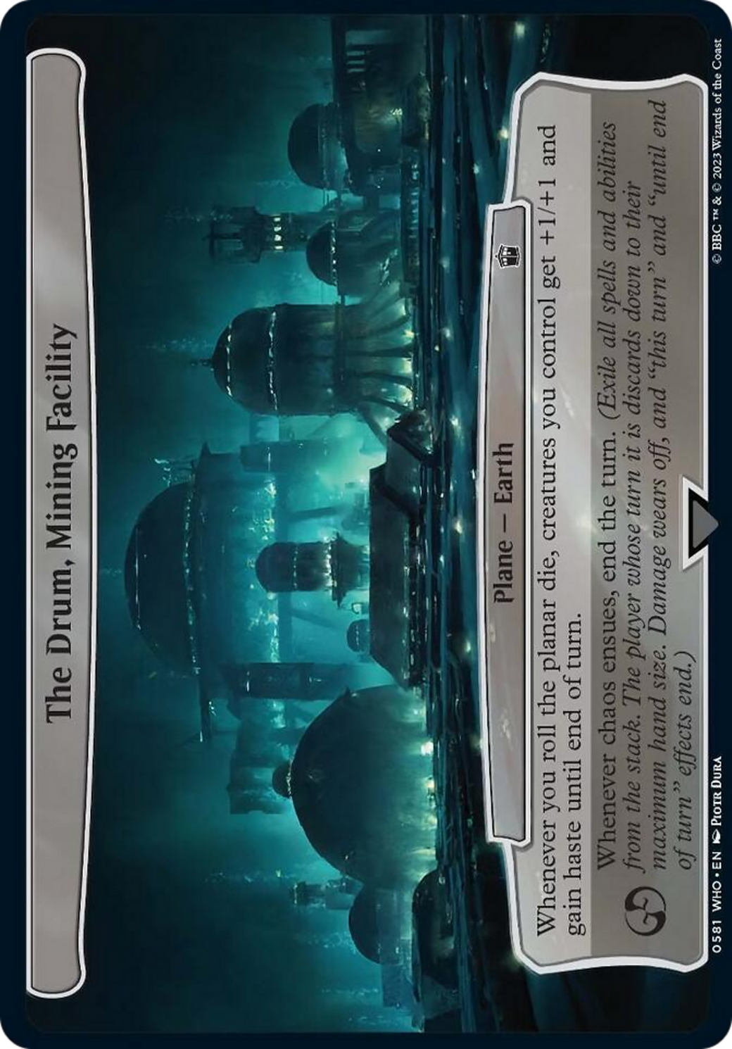 {O} The Drum, Mining Facility [Planechase][OVR WHO 581]