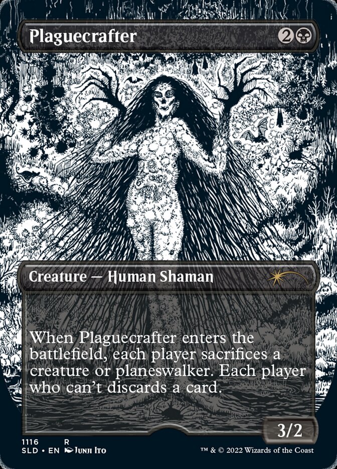 {R} Plaguecrafter (Borderless) [Secret Lair Drop Series][SLD 1116]