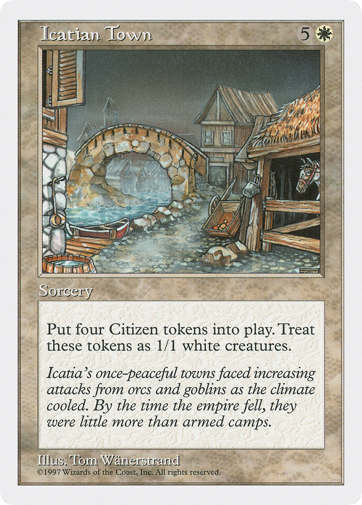 {R} Icatian Town [Fifth Edition][5ED 038]