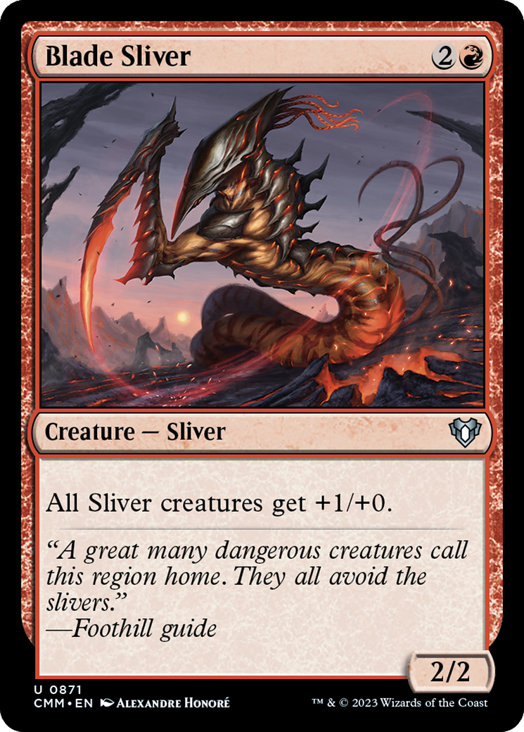 {C} Blade Sliver [Commander Masters][CMM 871]