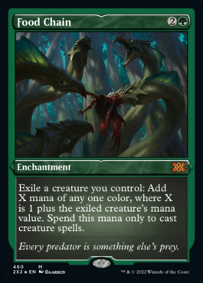 {R} Food Chain (Foil Etched) [Double Masters 2022][2X2 460]