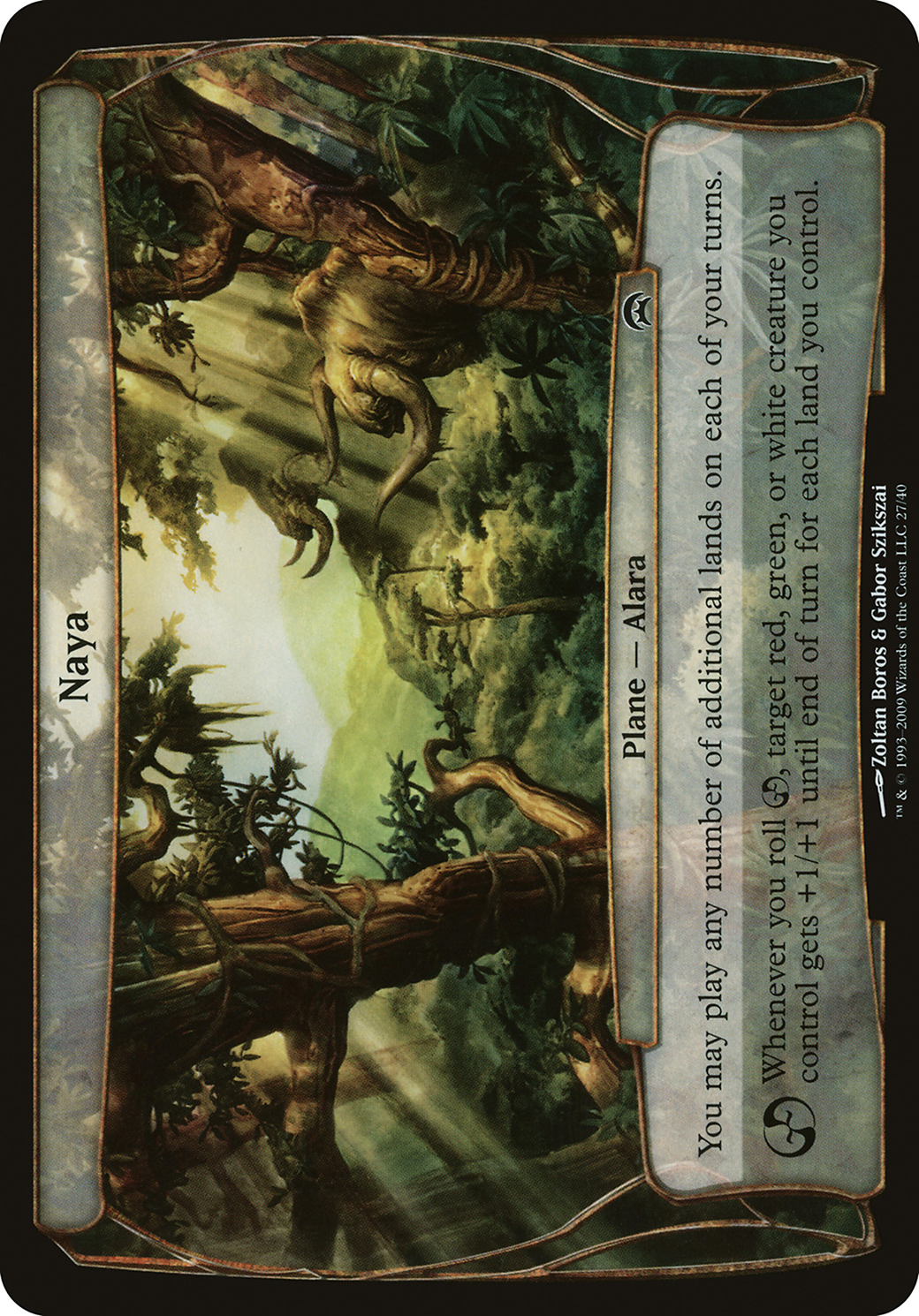 {O} Naya (Planes) [Planechase Planes][OVR HOP 027] - Misty Mountain Games